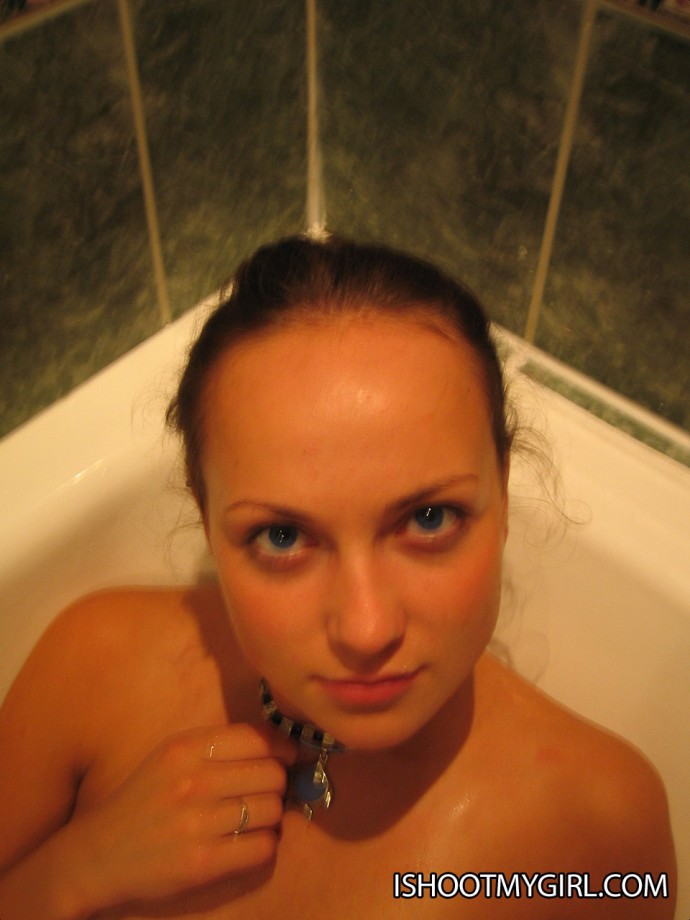 Nice girlfriend in bath