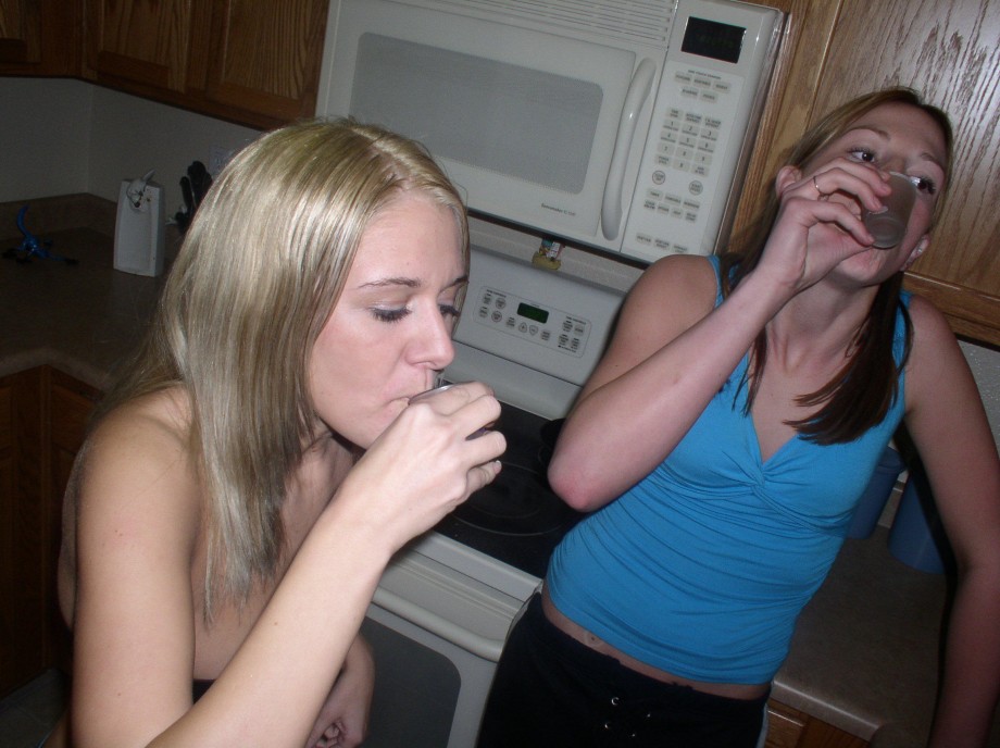 Drunk sexy party girls