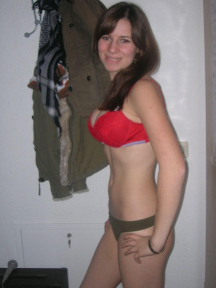 Brunette teen german - set