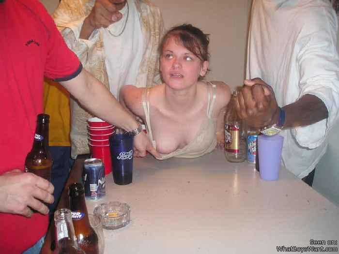 A girl at a party 38 