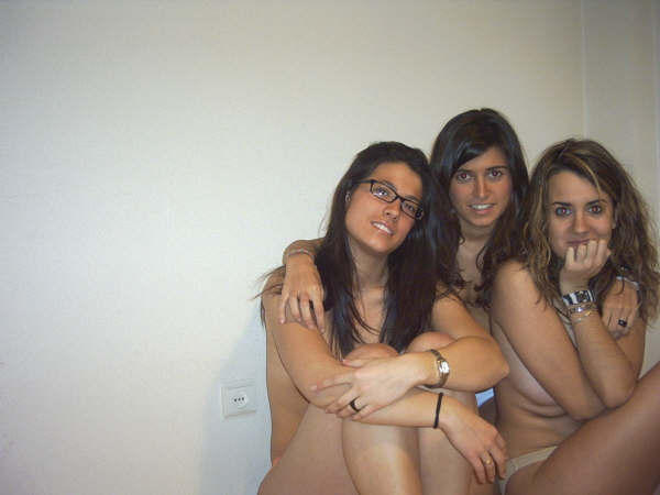 Young amateur spanish teen girl and her friends