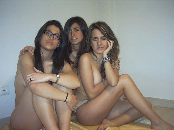 Young amateur spanish teen girl and her friends