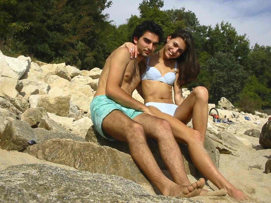 Greek couple on holiday