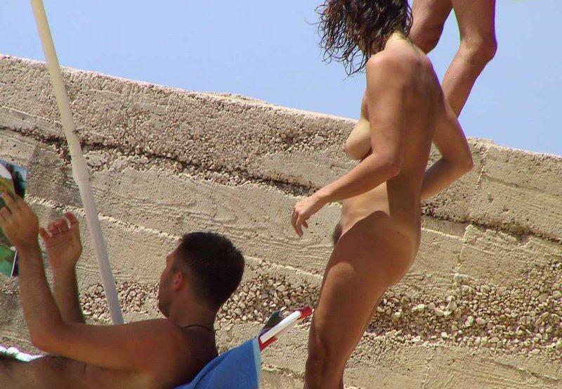 Voyeur at nudistbeach / fkk 