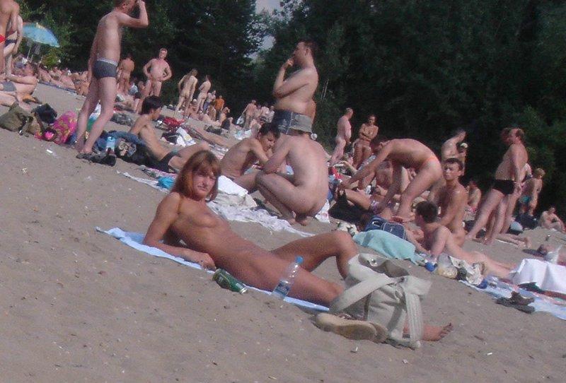 Voyeur at nudistbeach / fkk 