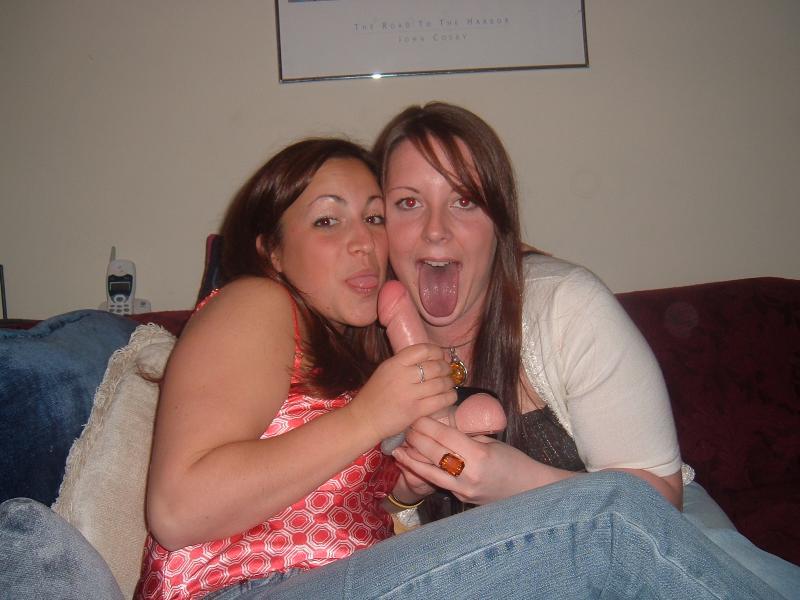 Amateur girls showing off their toys 