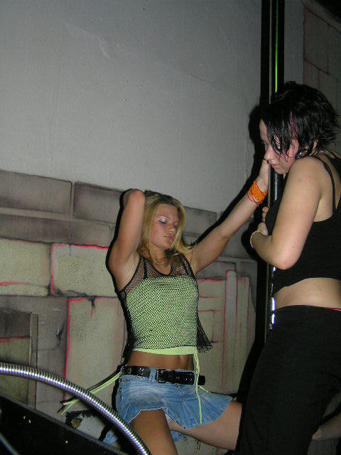 Hot teens stripping in the dance club 4 