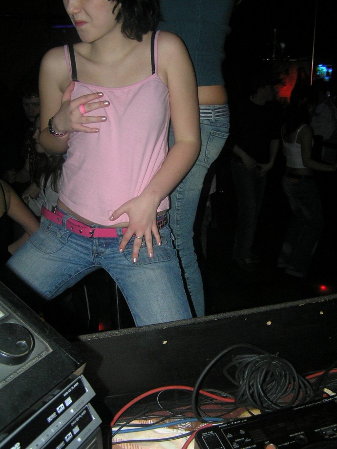 Hot teens stripping in the dance club 3 