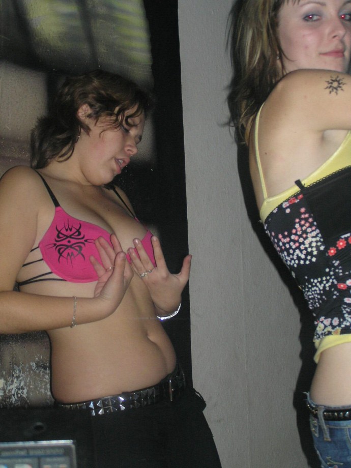 Hot teens stripping in the dance club 3 