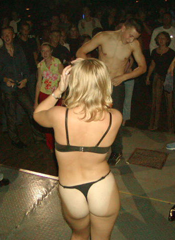 Amateurs: stripping in the nightclub. part 3. 