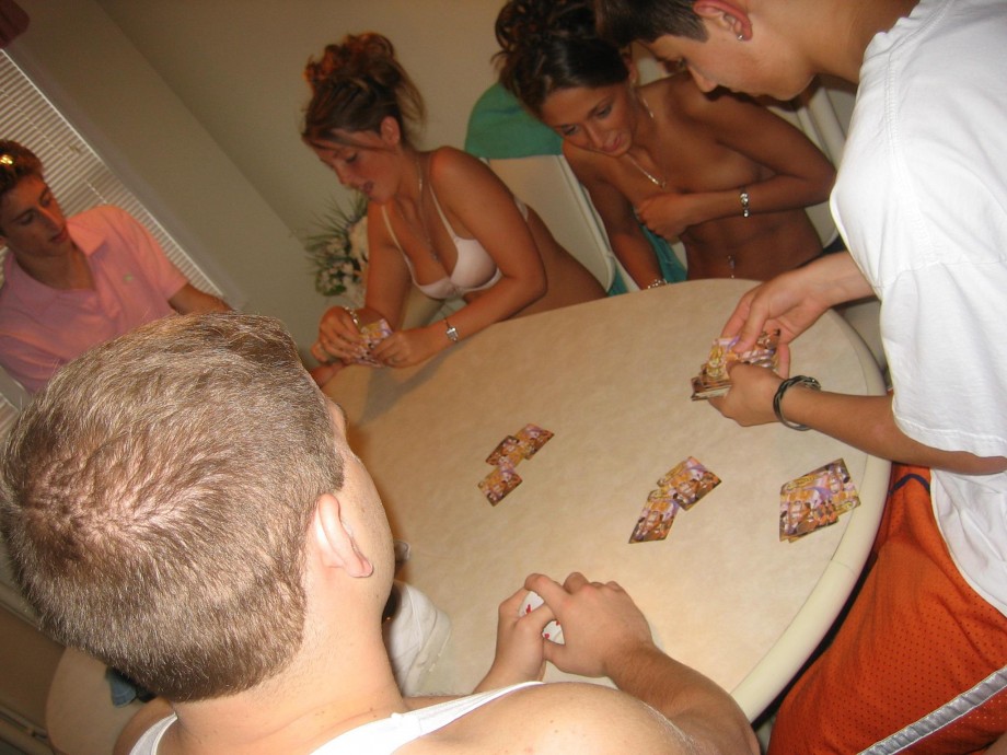 Amateurs: strip poker. part 1. 