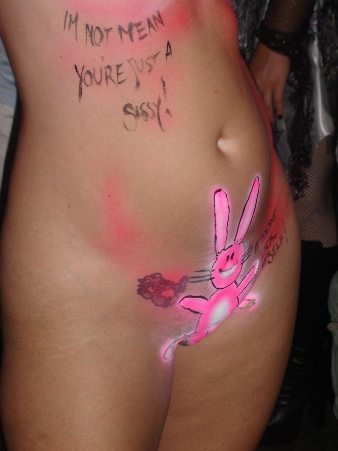 Amateurs: body painted girls. part 7. 