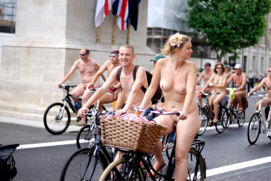 Nude on bicycle in public 96 