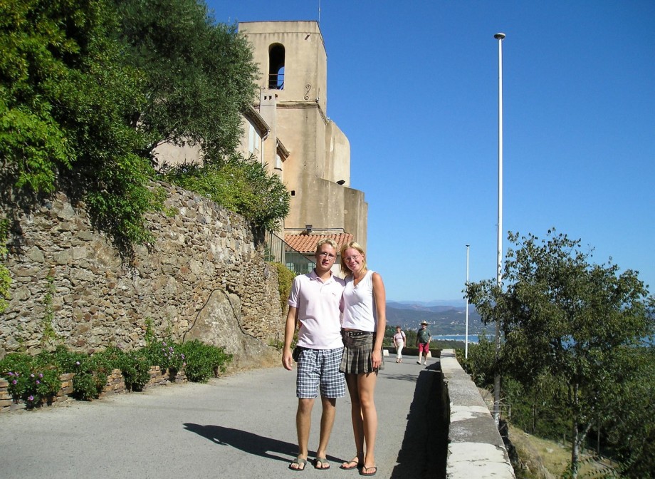 Young couple on vacation 