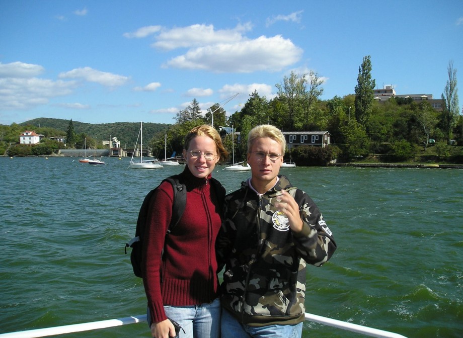 Young couple on vacation 