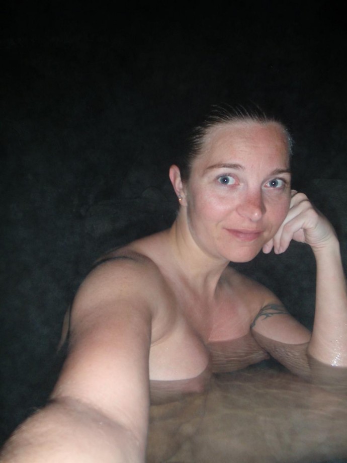 Nude in hot tub hot springs