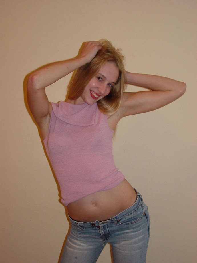 Big set - pretty blonde teen with small tits 