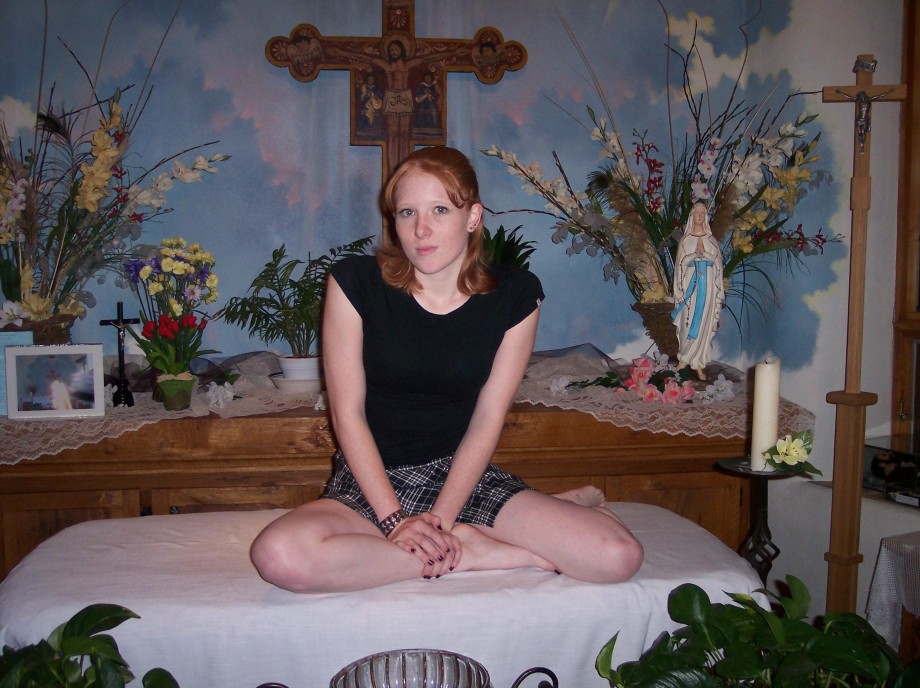 Sweet religious teen girlfriend