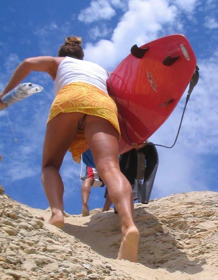 On the beach 