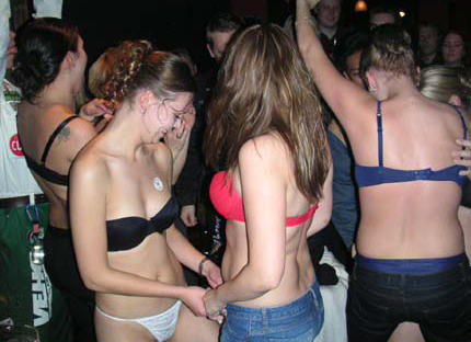 College initiations: party nudity. part 1. 