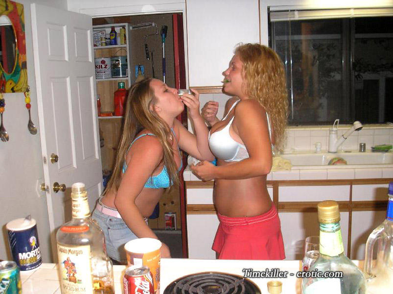 Young girls at party- drunk teenagers 25