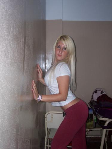 So hot blonde chick