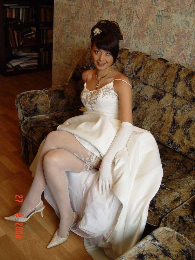 Russian brides pose 