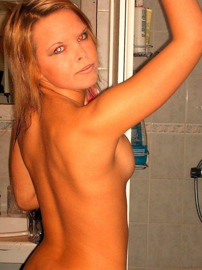 Naked shower teen