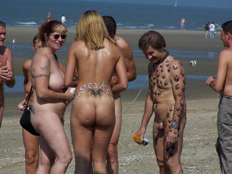 I love being nude - beach