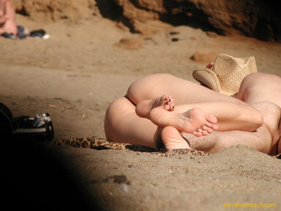 Nudist at the beach