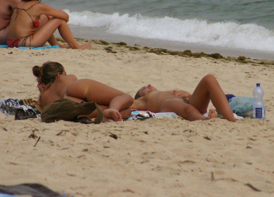 Nudist at the beach