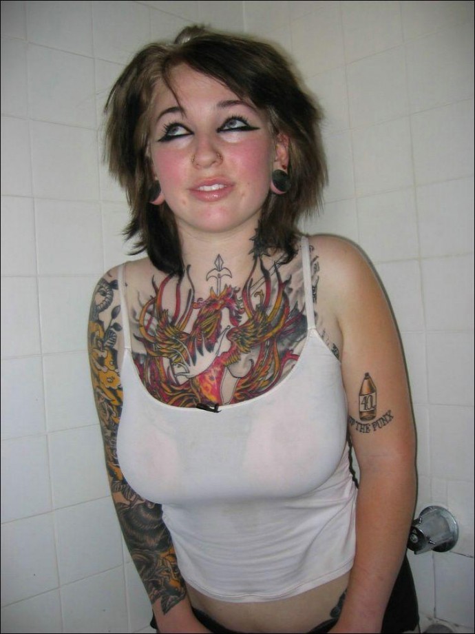 Dalila tatuada - girlfriend with tatoo