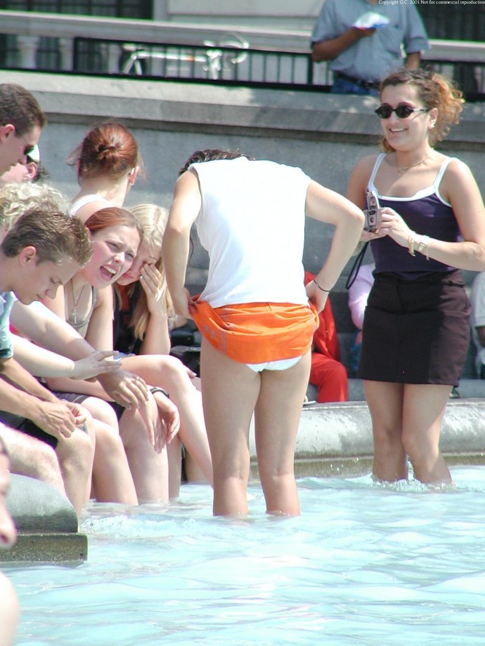 Wet shirt and slip