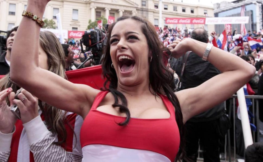 Paraguay  football fan larissa riquelme