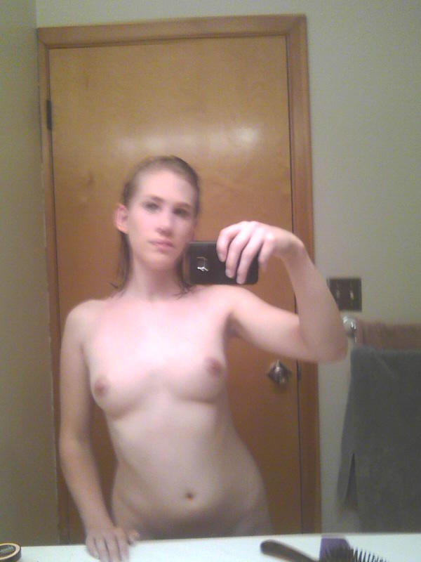 Teen selfshot blonde