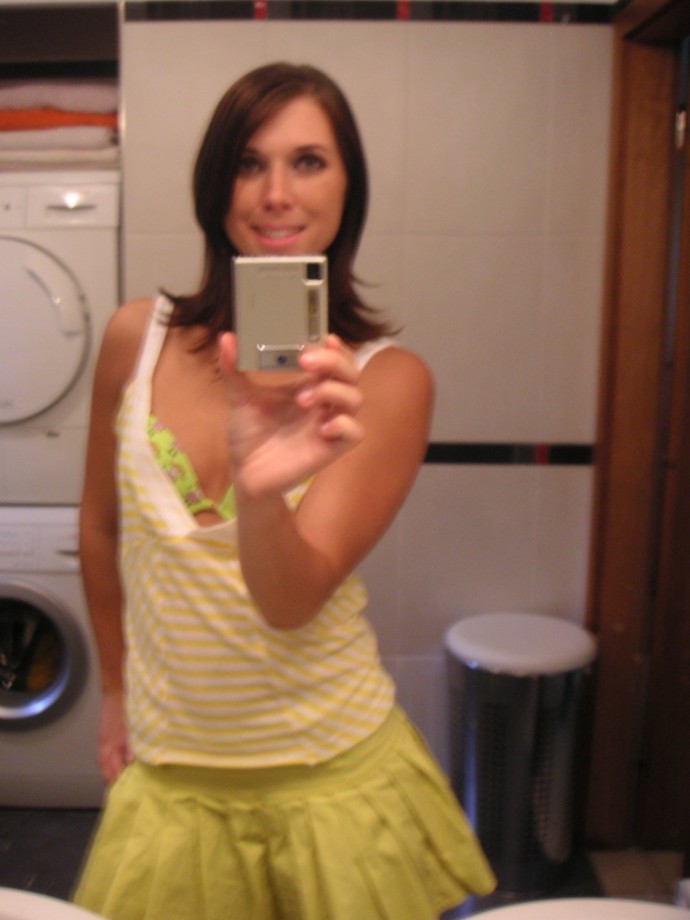 Brunette self pics