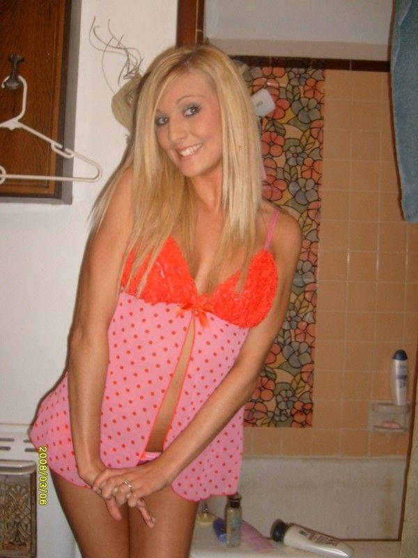 Super sexy blonde teen