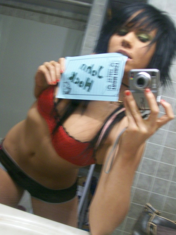 Emo girl selfshots