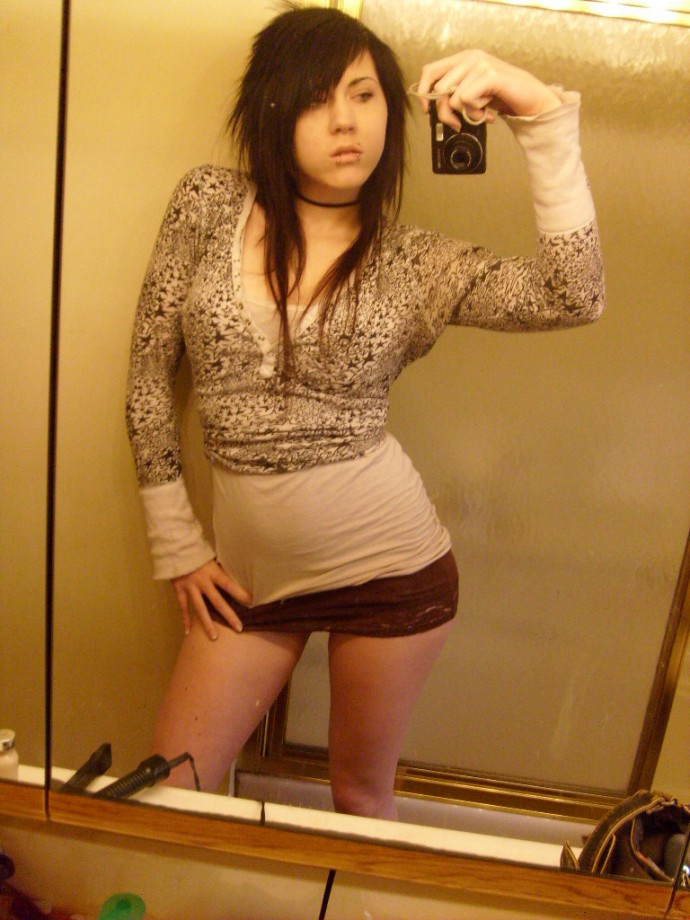 Emo girl selfshots