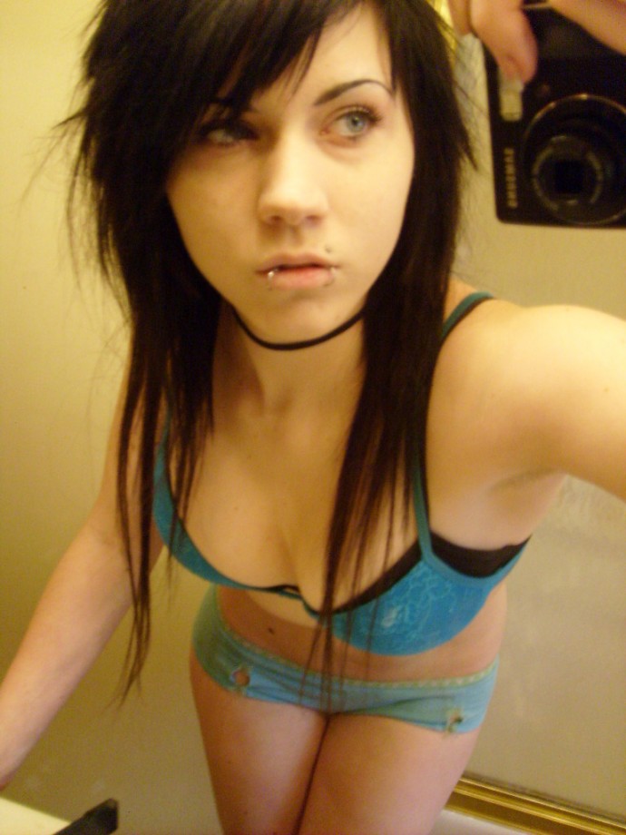 Emo girl selfshots