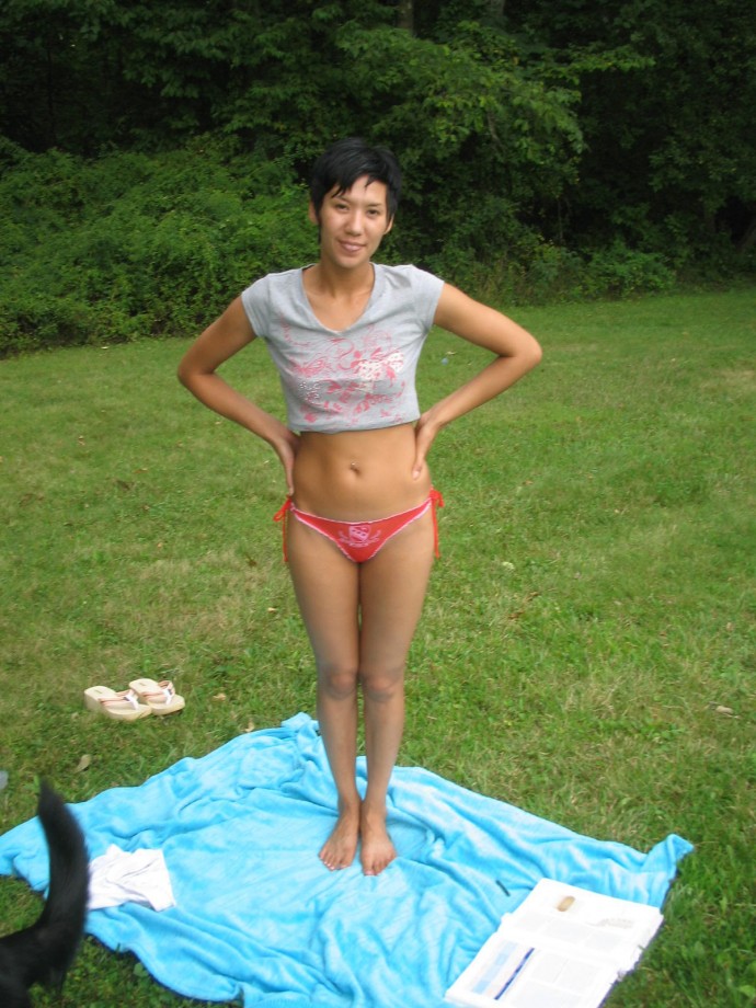 Naked asian wife