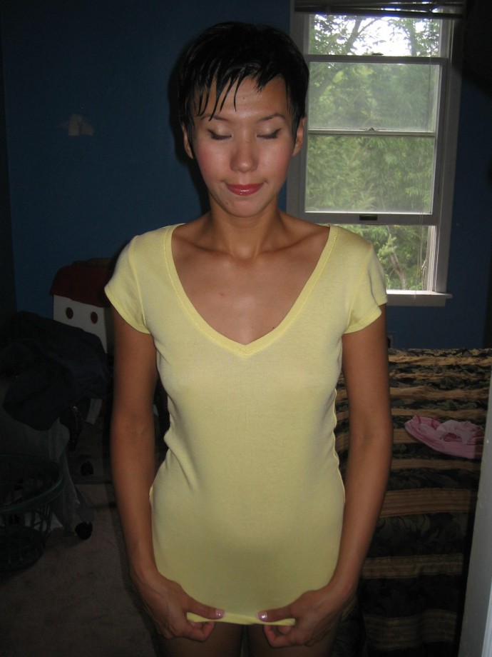 Naked asian wife