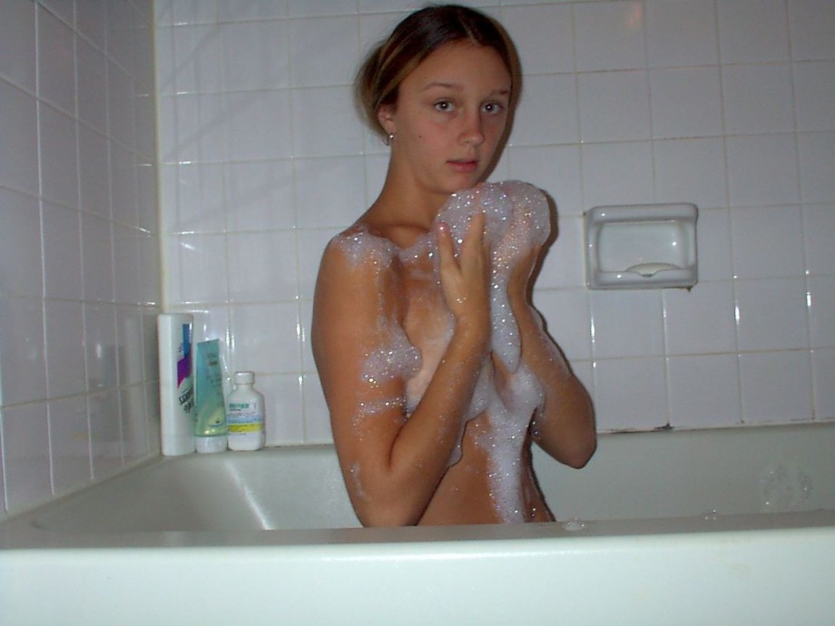 Girls in bath 43