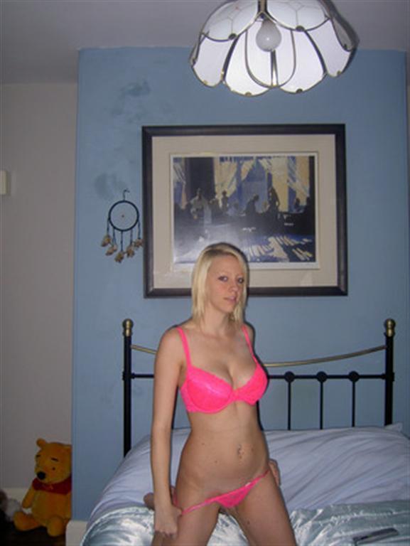 Leanne - blonde amateur gf in panties