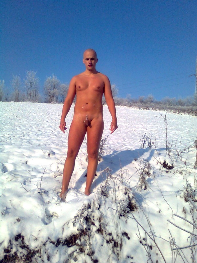 Snow and naked