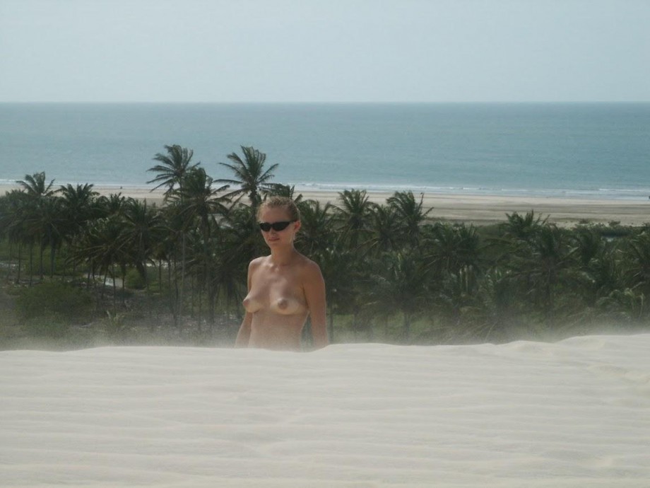 Hot blonde beata on vacantion