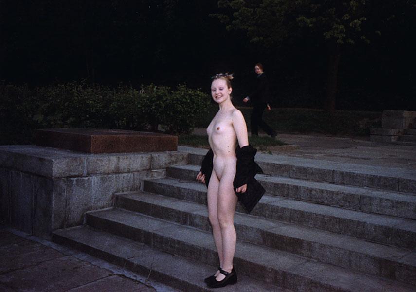 Russian exhibitionist girl