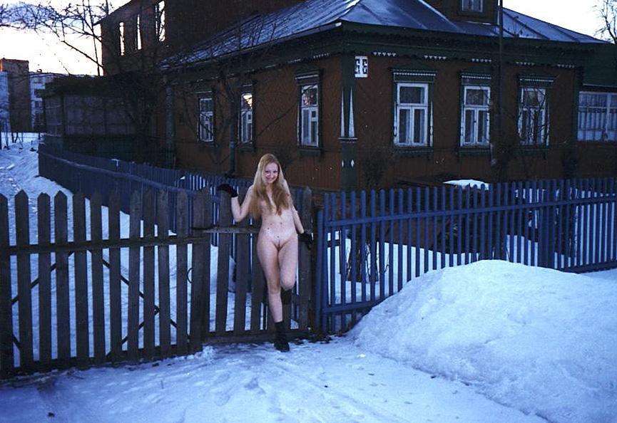 Russian exhibitionist girl