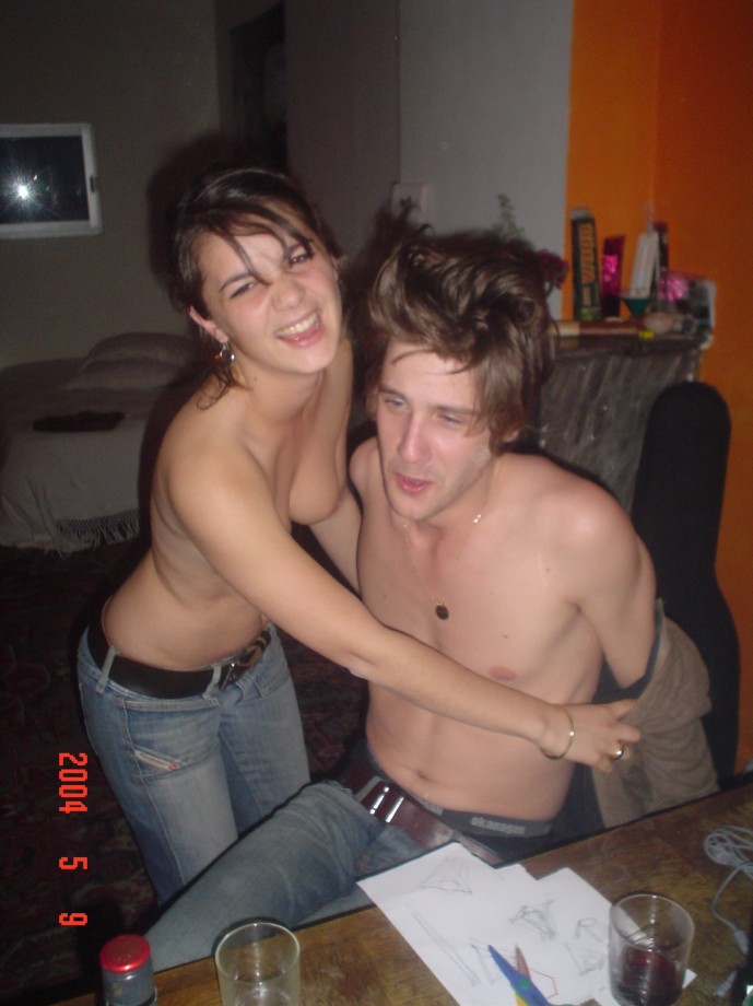 Naked teens at party