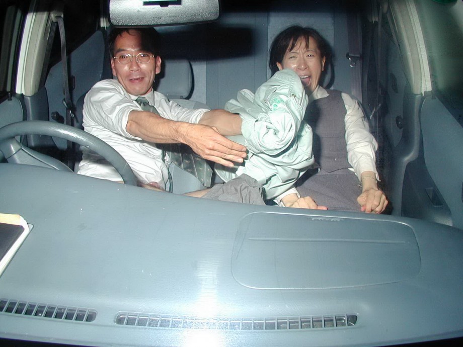 Asian couples funcking in cars